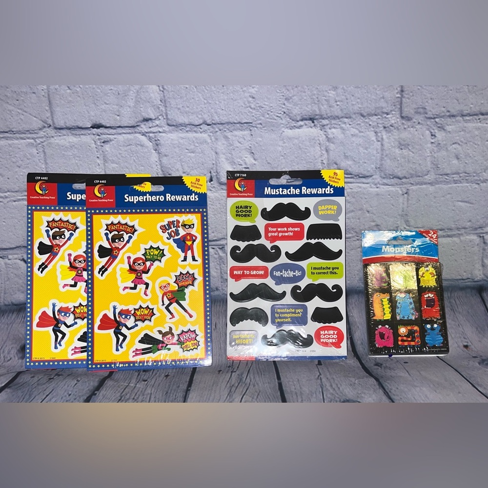 Teacher Reward Stickers Assorted Bundle